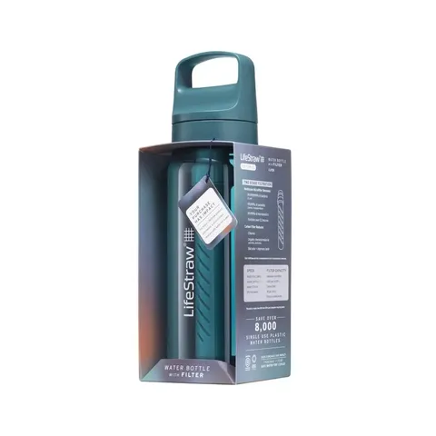 Пляшка-фільтр для води LifeStraw Go Filter Bottle, 1 л, Laguna Teal — фото 3