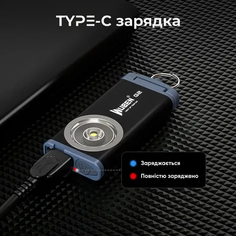 Ліхтар Wuben G2, чорний — фото 4