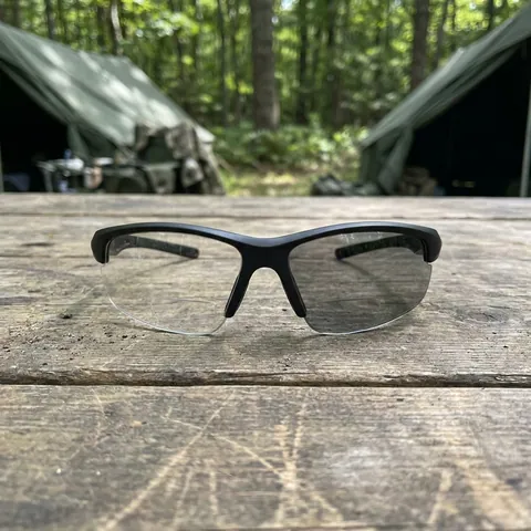 Окуляри біфокальні фотохромні (захисні) Global Vision Hercules-7 Bifocal (+1.5) photochromic (clear), фотохромні прозорі, Чорний