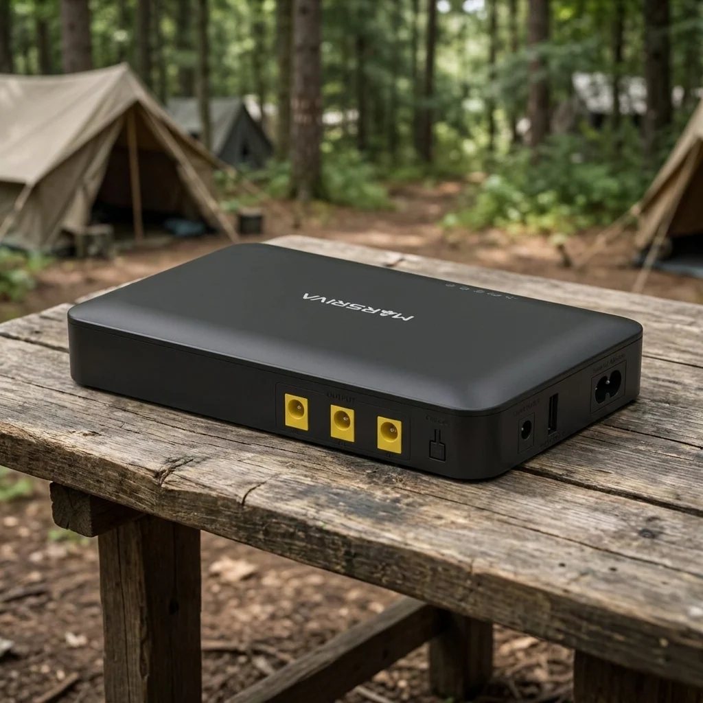 ДБЖ (Mini UPS) для роутера MARSRIVA KP1 EC 8000mAh (18W; Output DC 12/12/9/5V; USB 5V/2.1A)