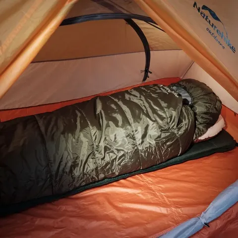Спальник з капюшоном Naturehike U350 NH20MSD07, (1°C), правий, зелений — фото 12