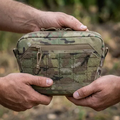 Сумка-напашник M Militex Cordura original USA Мультикам з NIR-просоченням — фото 3