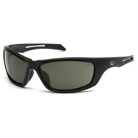 Захисні окуляри Venture Gear Tactical Howitzer Black (forest gray) Anti-Fog, чорно-зелені в чорній оправі — фото 2