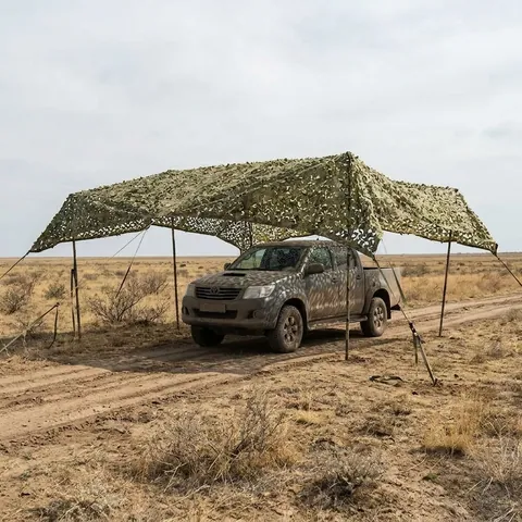 Маскувальна сітка Militex для окопів та бліндажів Темний мультикам 6х8м (площа 48 кв.м.) — фото 1