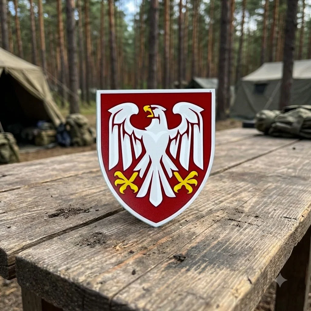 Магніт-Шеврон 82 ОАеМБР 14*16,5 см сувенір на холодильник