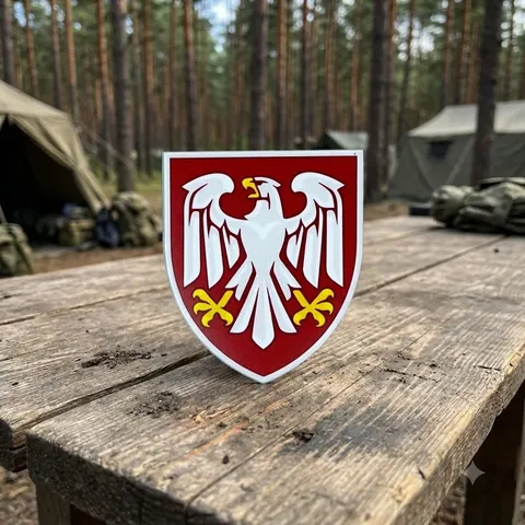 Магніт-Шеврон 82 ОАеМБР 14*16,5 см сувенір на холодильник