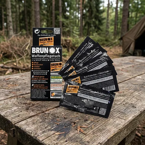 Brunox Gun Care серветки для догляду за зброєю 5шт в коробці