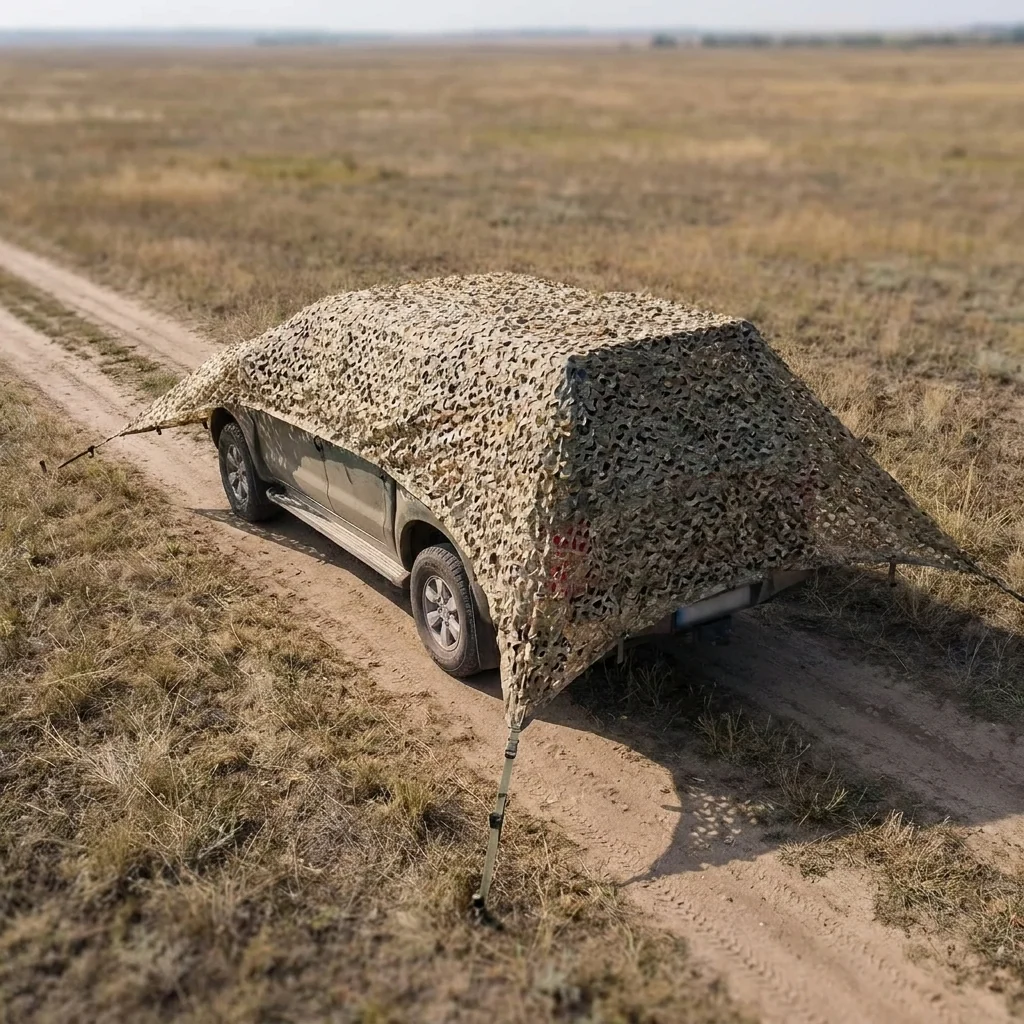 Осіння маскувальна сітка Militex Очерет 2х5м (площа 10 кв.м.)