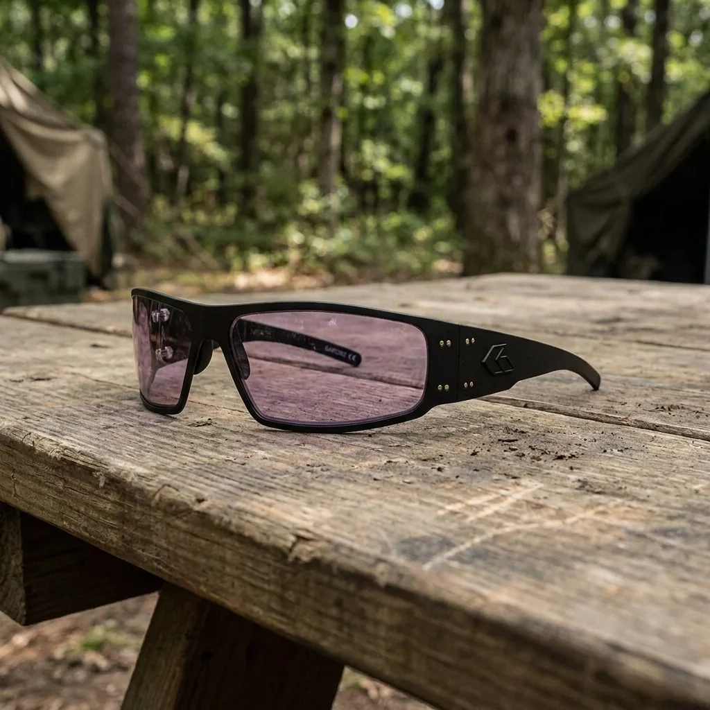 Захисні окуляри Gatorz Magnum ANSI Z87.1 Mil-Spec Ballistic, Low Light, Black - GZ-01-029