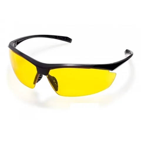 Окуляри захисні Global Vision Lieutenant (yellow) жовті, Чорний — фото 5