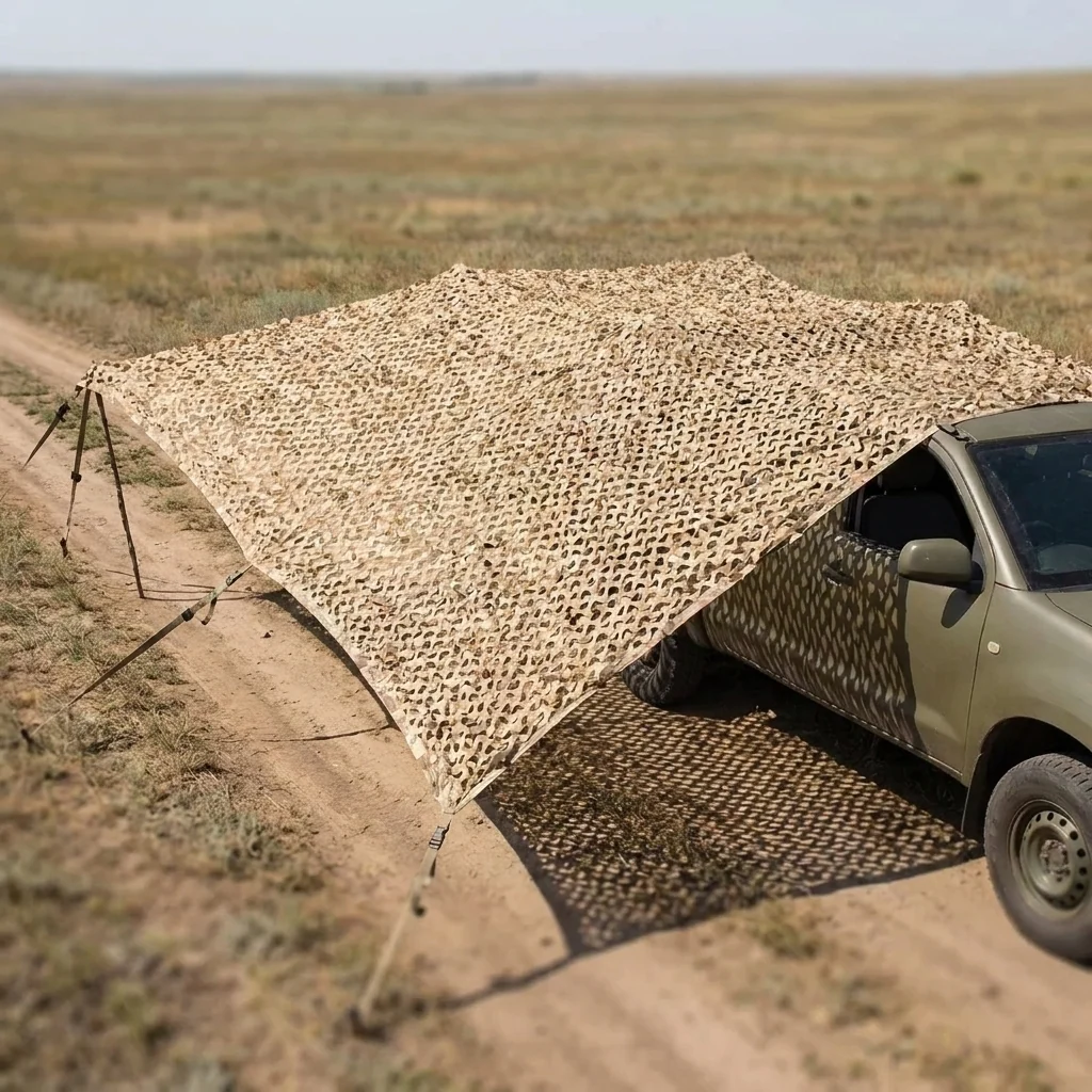 Осіння маскувальна сітка Militex Очерет 5х8м (площа 40 кв.м.)