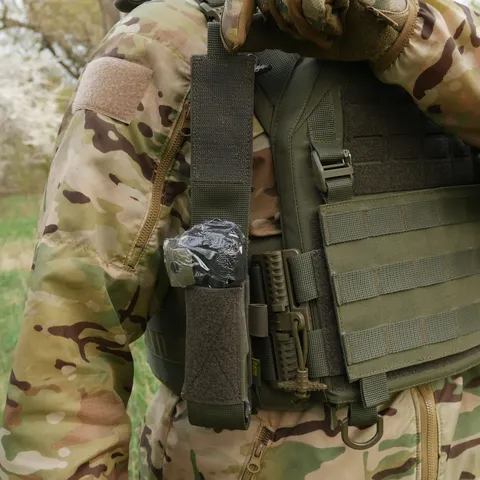 Відкритий підсумок хакі під турнікет з кріпленнями для ножиць та маркера — фото 10
