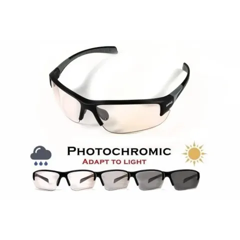 Окуляри фотохромні (захисні) Global Vision Hercules-7 Photochromic (clear), фотохромні прозорі, Чорний — фото 2