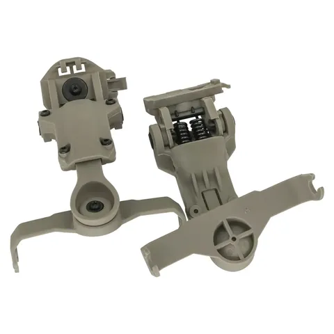 Кріплення для навушників Walker's Razor на рейки ARC - NeckFlip Helmet Rail Mount Kit (TAN) — фото 2