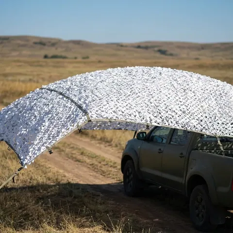 Маскувальна сітка Militex для окопів та бліндажів Альпійська клякса 8х10м (площа 80 кв.м.)