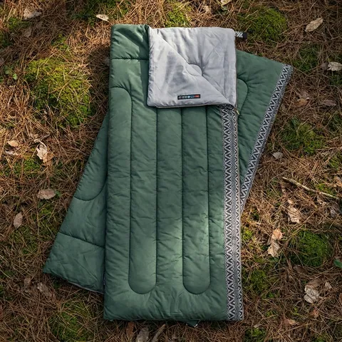 Спальний мішок Naturehike L150 NH20MSD05, (13°C) правий, темно-зелений — фото 3