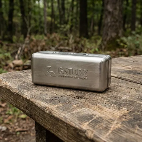 Металічний кейс для окулярів Gatorz Metal Sunglass Case