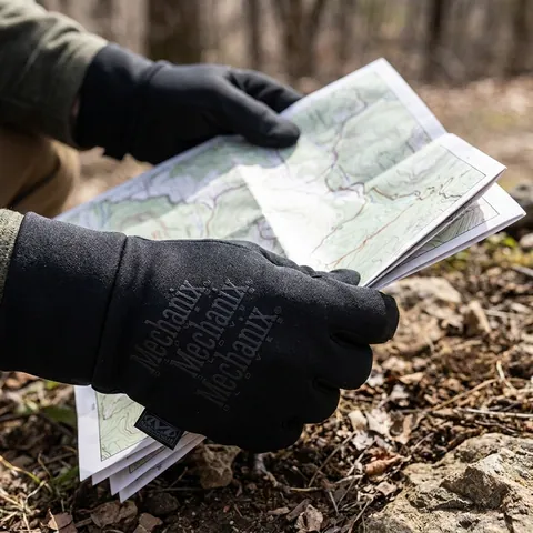Рукавиці чорні Mechanix ColdWork Base Layer — фото 3