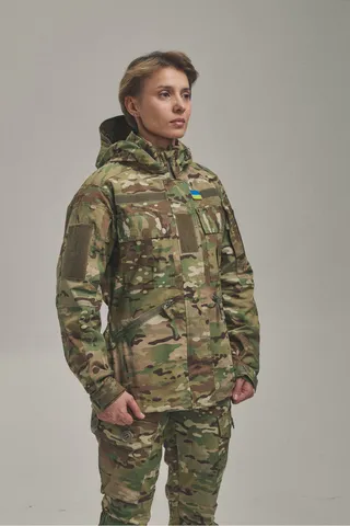 Жіноча тактична куртка FC Combat Fit, мультикам — фото 3