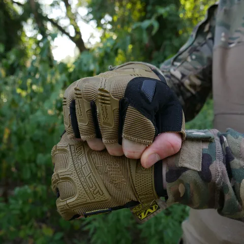 Безпалі рукавиці койот Mechanix MXK-2 — фото 10
