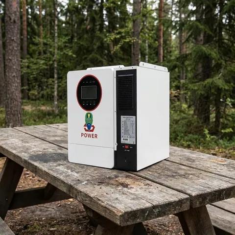 Гібридний сонячний інвертор Powerlux 6kW 48V MPPT UPS чиста синусоїда для сонячних систем