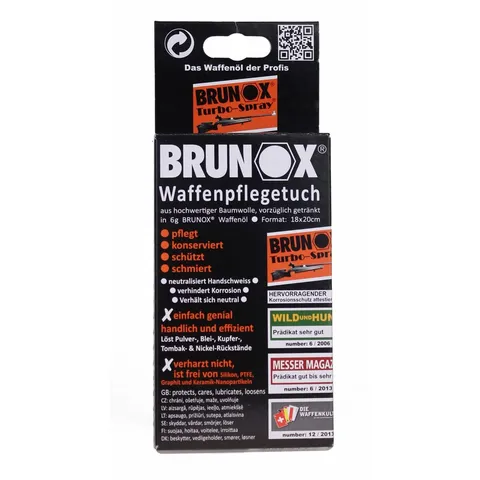 Brunox Gun Care серветки для догляду за зброєю 5шт в коробці — фото 4
