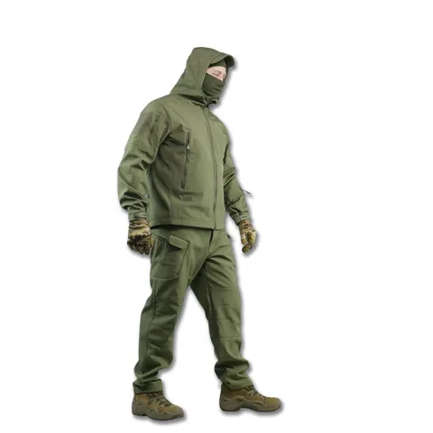 Тактичний демісезонний костюм Softshell Олива — фото 2