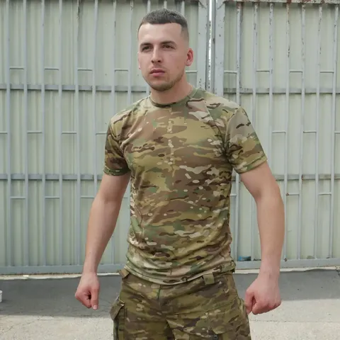 Футболка тактична CoolMax Multicam — фото 9