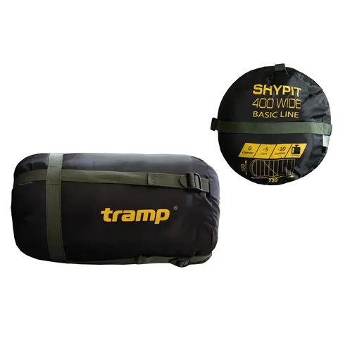 Спальный мешок-одеяло з блискавкою з ліва Tramp Shypit 400 Wide — фото 6