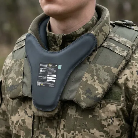 Захист шиї mod. 1 Kiborg з балістичним захистом 2 клас Militex Піксель — фото 3