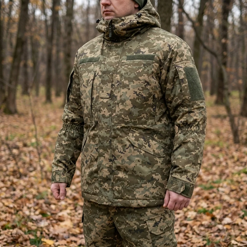 Зимовий костюм Water Repellent MILITEX Gen 6 Піксель (бушлат+штани)