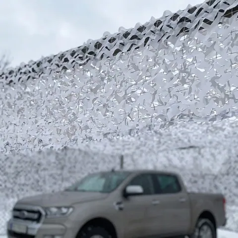 Маскувальна сітка Militex для авто Зимовий мультикам 6х10м (площа 60 кв.м.) — фото 3