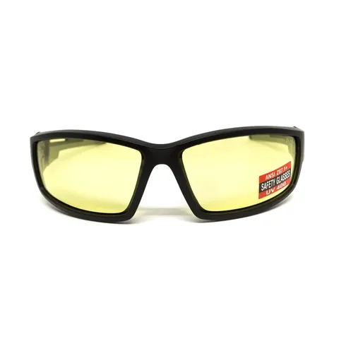 Окуляри захисні Global Vision Sly (yellow), жовті, Чорний — фото 5