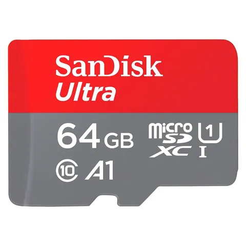 Карта пам’яті SanDisk Ultra 64GB microSDXC UHS-I Class 10 + SD адаптер (SDSQUAB-064G-GN6MA) — фото 4
