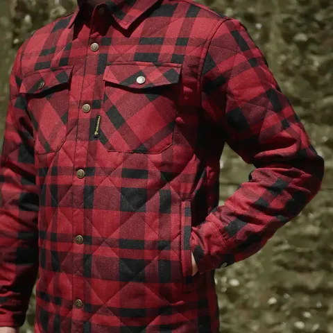 Куртка Frontier Tartan Червона — фото 6