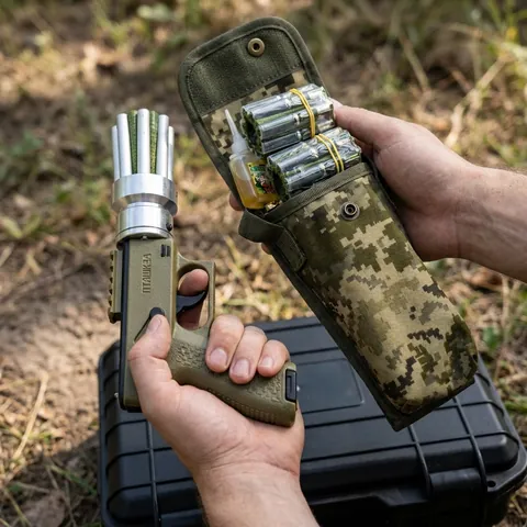 Система протидії БПЛА "Піхотний сіткомет Пташка 2.0" у комплекті 6 картриджів — фото 3