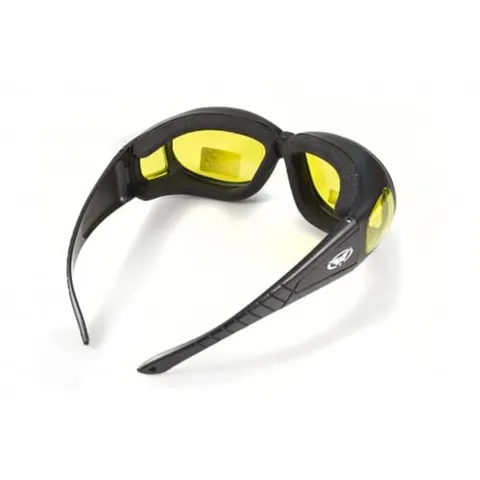 Окуляри захисні з ущільнювачем Global Vision Outfitter (yellow) Anti-Fog, жовті, Чорний — фото 5