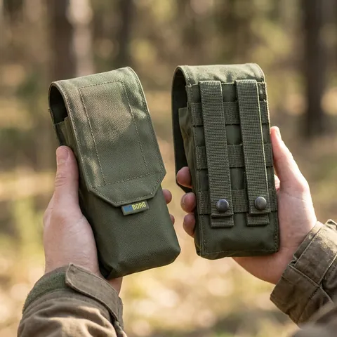 Підсумок під 2 магазина Kiborg GU Double Mag Pouch Хакі — фото 3