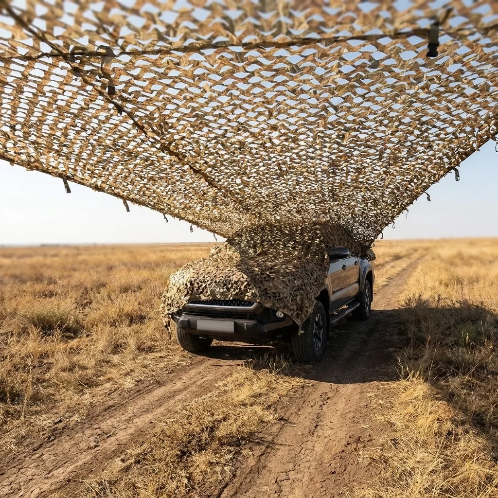 Осіння маскувальна сітка Militex Очерет 6х8м (площа 48 кв.м.)
