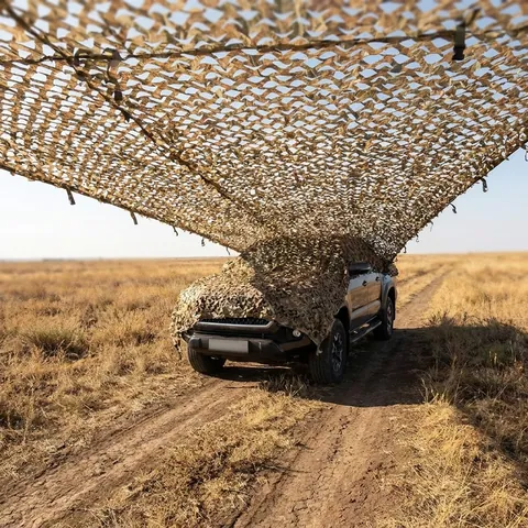 Осіння маскувальна сітка Militex Очерет 6х8м (площа 48 кв.м.)