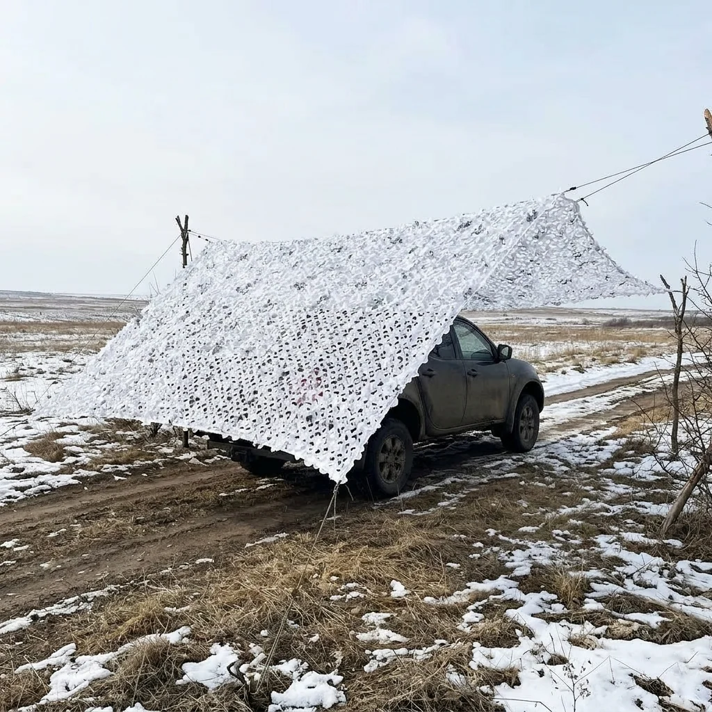 Маскувальна сітка Militex для авто Альпійська клякса 3х5м (площа 15 кв.м.)