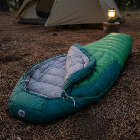 Лівостороній спальний мішок Sea to Summit Ascent -1C/30F Long, Rain Forest Green 198 см