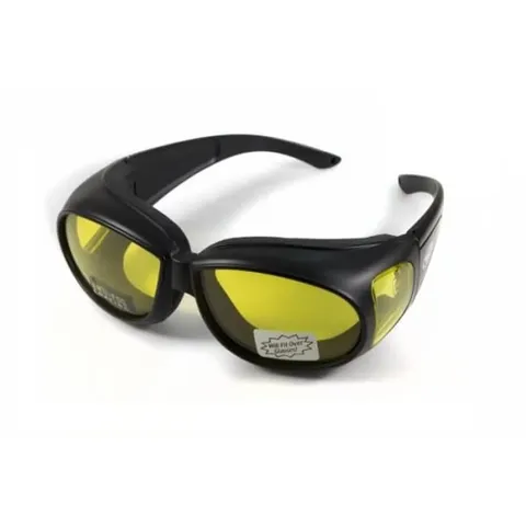 Окуляри захисні з ущільнювачем Global Vision Outfitter (yellow) Anti-Fog, жовті, Чорний — фото 3