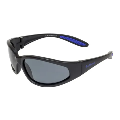 Окуляри поляризаційні BluWater Samson-2 Polarized (gray) сірі, Чорний — фото 2