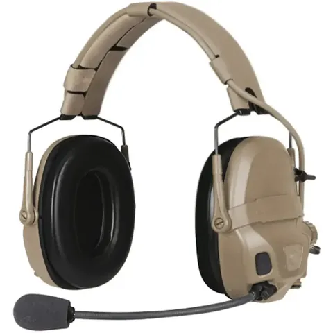Активні навушники Ops-Core AMP Communication Headset-Connectorized. Верхній тримач. Tan — фото 2