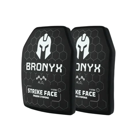 Комплект бронеплит (2шт) Bronyx (4.72 кг) (4 клас) 250*300 — фото 2