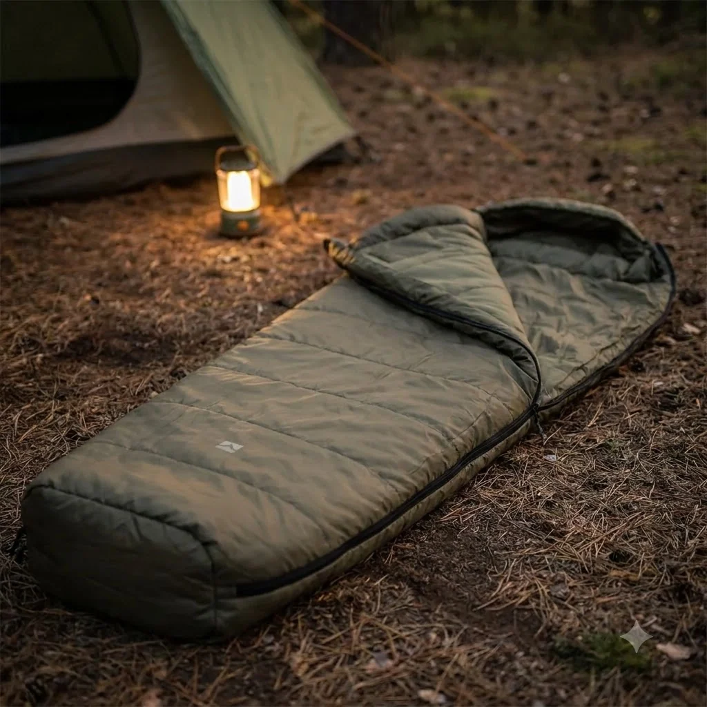 Спальний мішок Wechsel Wildfire 0° M TL Mud Green Left (232042)