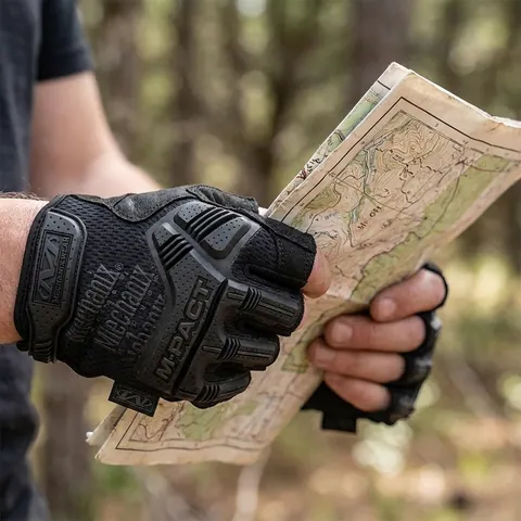 Рукавиці Mechanix M-Pact Fingerless чорні — фото 3