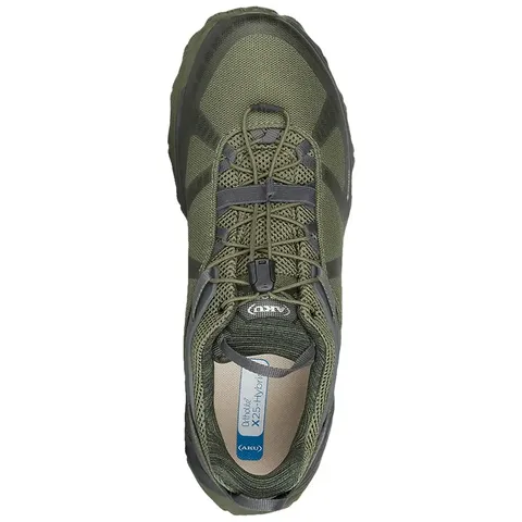 Літні трекінгові кросівки AKU FlyRock GTX (Зелений/Сірий) з Gore-Tex і Vibram — фото 6