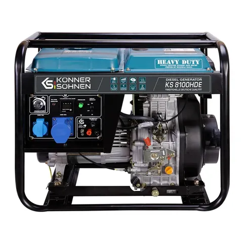 Генератор дизельний Konner&Sohnen KS 8100HDE (EURO V), 230В, 6.5 кВт, електростартер — фото 2